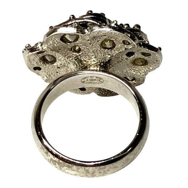 Chanel Camellia Light Stone Ring — view 4