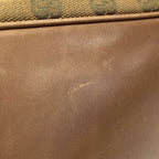 Gucci GG Canvas Leather Tote Shoulder Bag — view 8