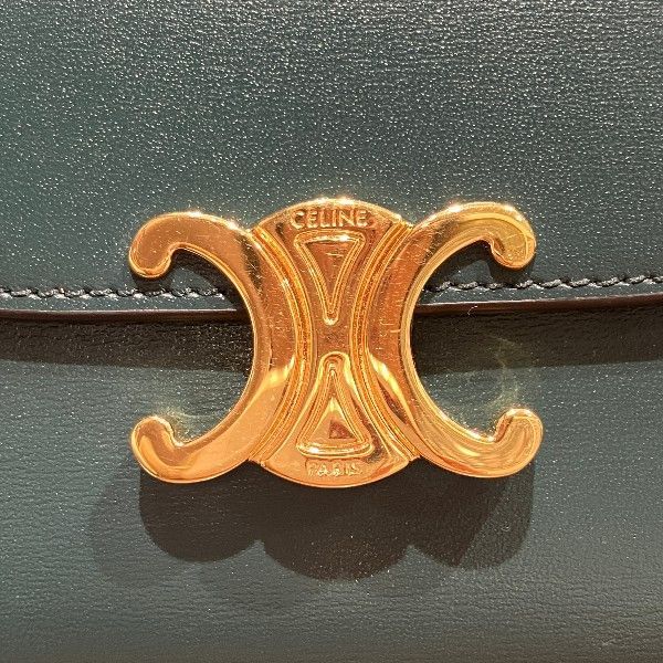 Celine Triomphe Small Flap Compact Wallet Trifold — view 7