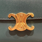Celine Triomphe Small Flap Compact Wallet Trifold — view 7