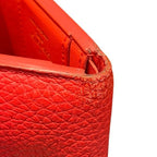 Louis Vuitton Taurillon Portefeuille Capucines XS Trifold Wallet Coral Tahiti — view 8