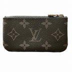Louis Vuitton Monogram Eclipse Pochette Cles Coin Case Gray Black — view 2