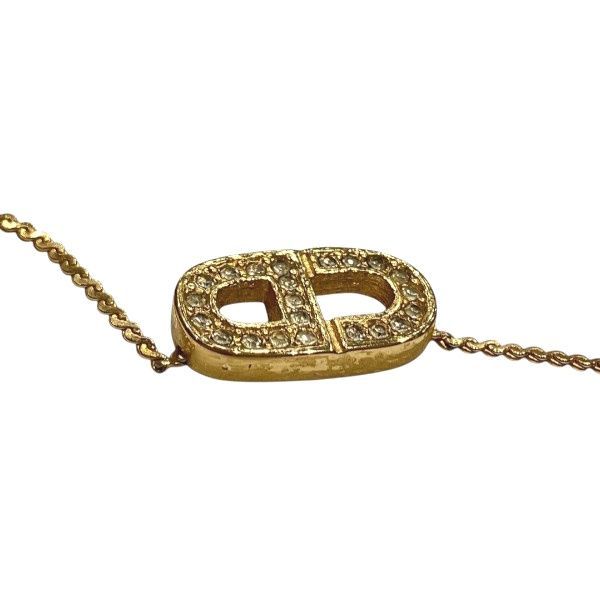 Dior CD Logo Gold Necklace — view 8