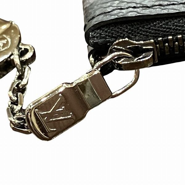 Louis Vuitton Monogram Eclipse Pochette Cles Coin Case Gray Black — view 5
