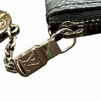 Louis Vuitton Monogram Eclipse Pochette Cles Coin Case Gray Black — view 5