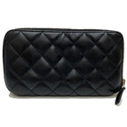 Chanel Quilted Lambskin Zip Around Wallet — view 2