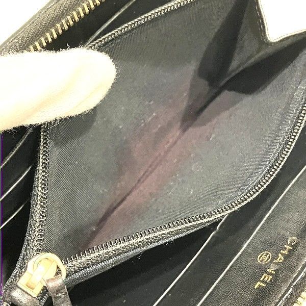 Chanel Quilted Lambskin Zip Around Wallet — view 6