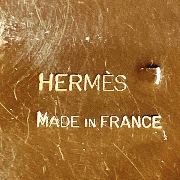 Hermes Enamel Cloisonne Brooch Gold Red — view 2