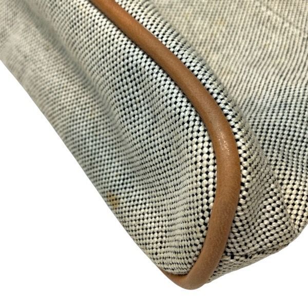 Hermes Polydo Pouch Canvas Gray — view 6
