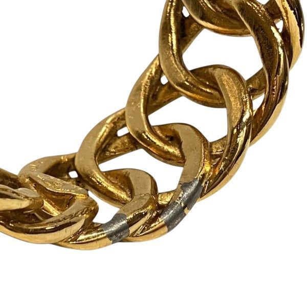 Chanel Vintage Gold Bangle Bracelet — view 9