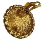 Chanel CC Logo Gold Vintage Earrings — view 6