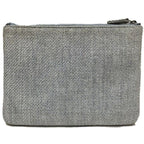Chanel Deauville Pouch Raffia Light Gray — view 2