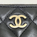 Chanel Quilted Lambskin Zip Around Wallet — view 7