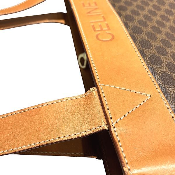Celine Macadam Brown Tote — view 6