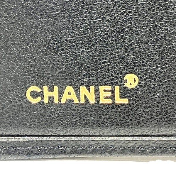 Chanel Bicolor Lambskin Bifold Wallet Serial — view 4