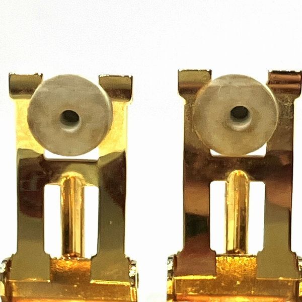 Hermes Enamel Earrings White Blue Yellow — view 5