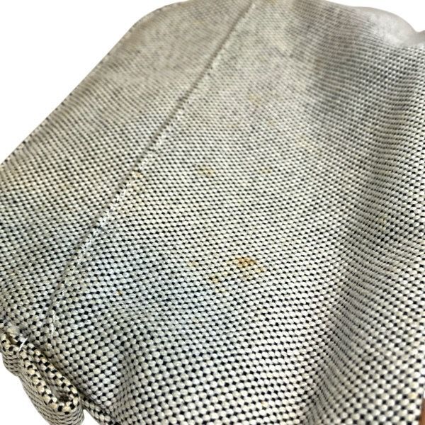 Hermes Polydo Pouch Canvas Gray — view 8