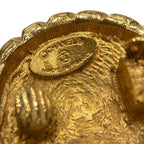 Chanel CC Logo Gold Vintage Earrings — view 7