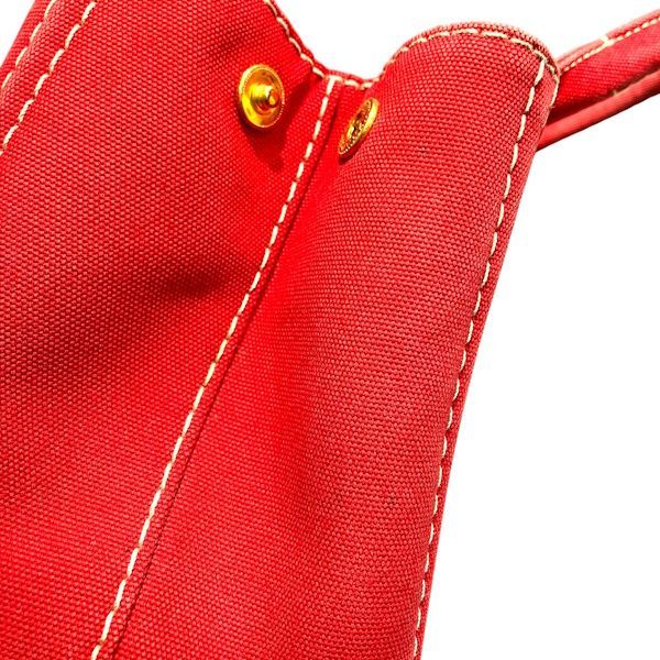 Prada Canapa Red Tote — view 9