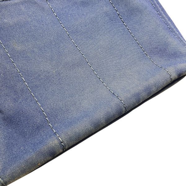 Prada Canapa Blue Canvas Tote — view 8