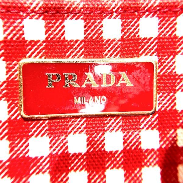 Prada Canapa Red Tote — view 4