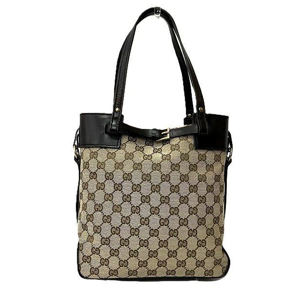 Gucci GG Canvas Tote Beige Brown — view 2