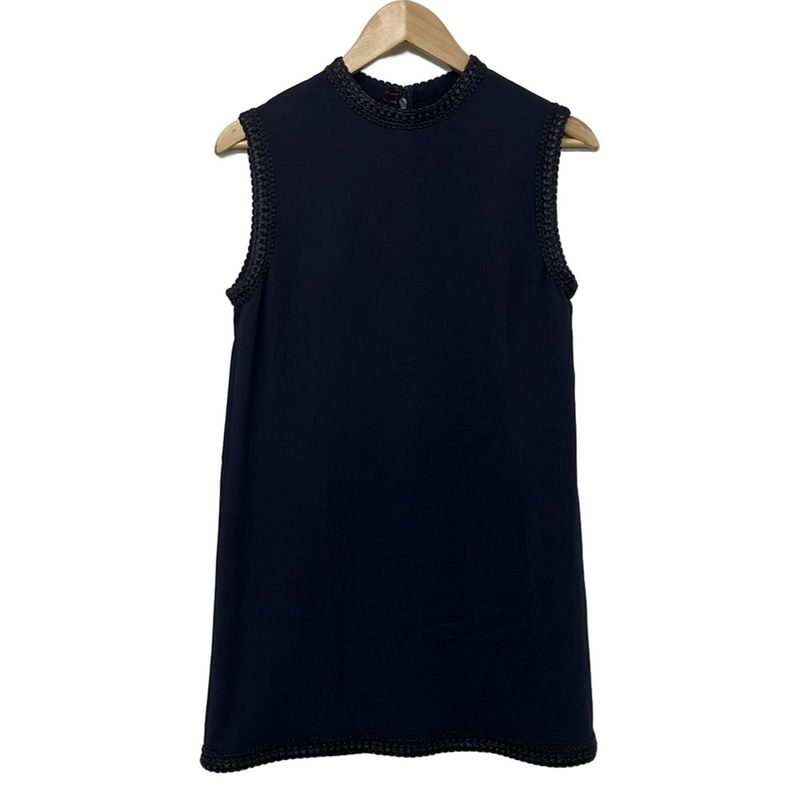 Gucci Dress 38 S Dark Navy Crew Dark
