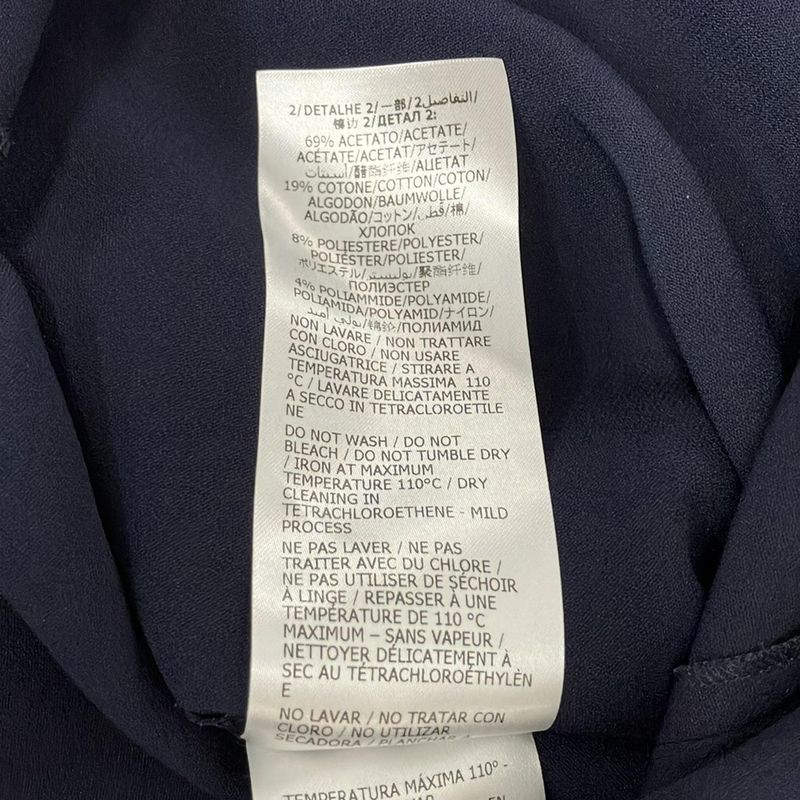 Gucci Dress 38 S Dark Navy Crew Dark