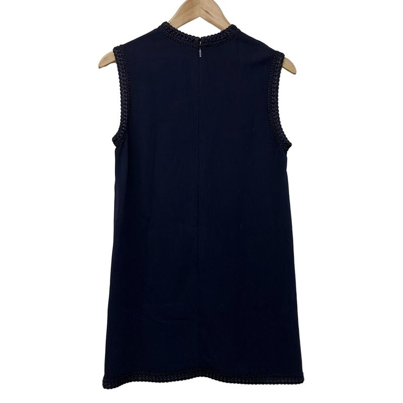 Gucci Dress 38 S Dark Navy Crew Dark