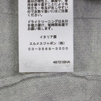 Hermes Workman Female Wool Cashmere Crew Neck Pullover Knit Sweater Gray