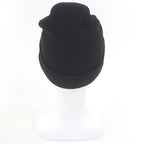 Gucci Logoworkman Beanie Knit Cap Hat Black Sweater