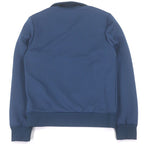 Gucci Neoprene Logo Web Stripe Zip Up Track Jacket Navy Hat