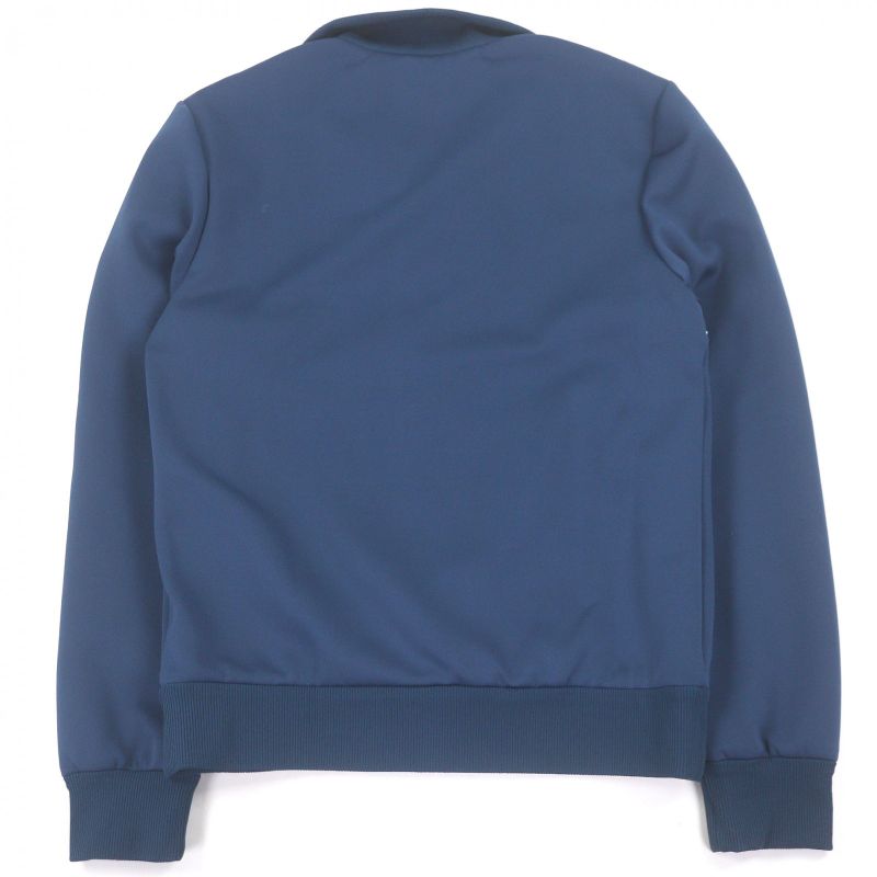 Gucci Neoprene Logo Web Stripe Zip Up Track Jacket Navy Hat