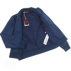 Gucci Neoprene Logo Web Stripe Zip Up Track Jacket Navy Hat