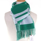 Hermes Workman Female Cashmeremuffler Steady Go Mint/ Bicolor Scarf