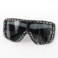 Chanel Here Mark Tweed Sunglasses Black White Red Eyewear