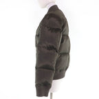 Louis Vuitton Lining Monogram Logo Down Jacket Khaki 34 Coat