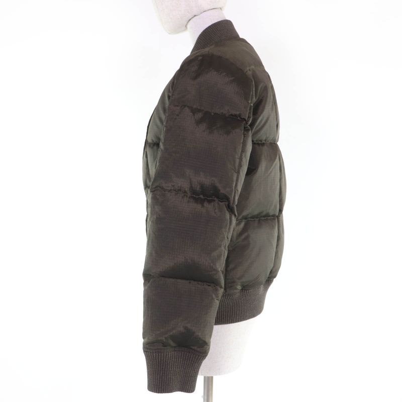 Louis Vuitton Lining Monogram Logo Down Jacket Khaki 34 Coat
