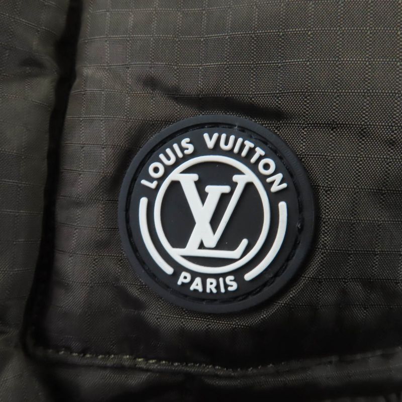 Louis Vuitton Lining Monogram Logo Down Jacket Khaki 34 Coat