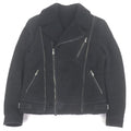 Bottega Veneta Sheepskin in Double Shearling Jacket Black 50 Hat