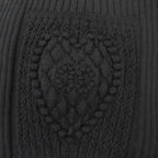 Chanel Cotton Here Mark Sleeveless Knit Top Black 42 Hat