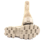 Louis Vuitton Checker Chelsea Boots Suede Leather Beige 7