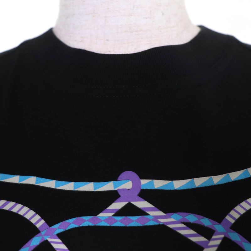 Hermes Workman Female Figure Artistqve Short Sleevetshirt Black