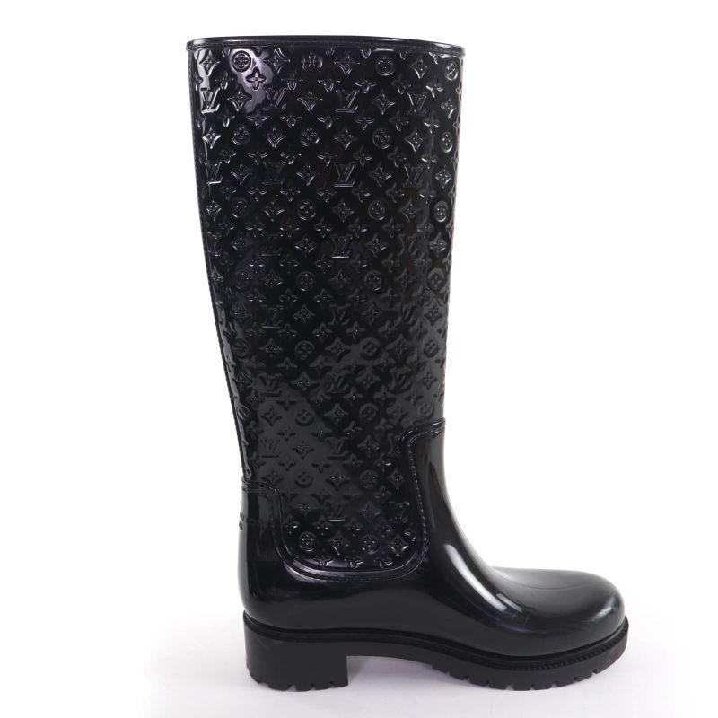Louis Vuitton Splash in Monogram Inboots Boots Black 37 Heel