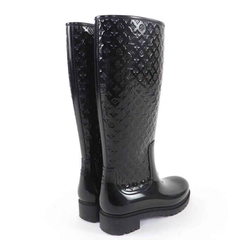 Louis Vuitton Splash in Monogram Inboots Boots Black 37 Heel