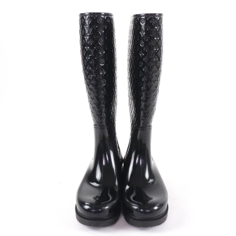 Louis Vuitton Splash in Monogram Inboots Boots Black 37 Heel