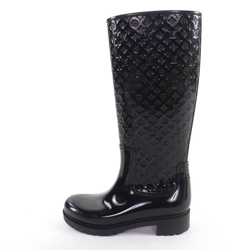 Louis Vuitton Splash in Monogram Inboots Boots Black 37 Heel
