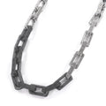 Louis Vuitton Necklace Monogram Silver Black