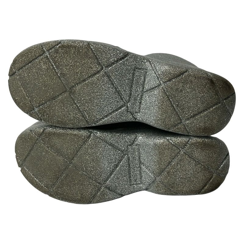 Bottega Veneta Rain Boots 39 Gray Short Length Paddle Ankle