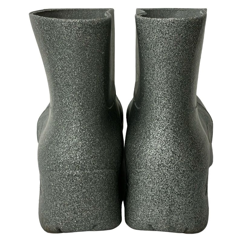 Bottega Veneta Rain Boots 39 Gray Short Length Paddle Ankle